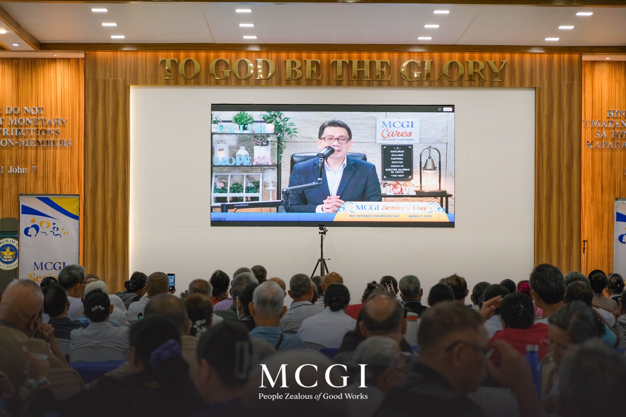 Brother Daniel Razon Leads MCGI’s First International Seniors’ Day in a Celebration of Faith and Love