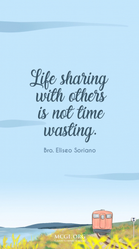 Life Sharing With Others Is Not Time Wasting